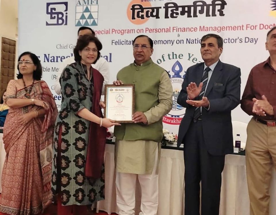 Doctor of the Year award to Dr Sumita Prabhakar