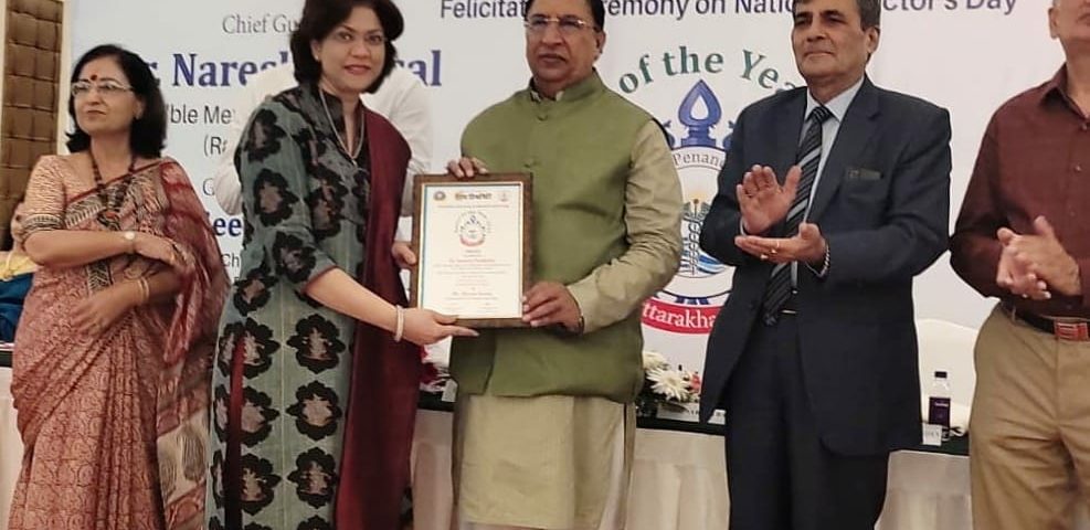Doctor of the Year award to Dr Sumita Prabhakar
