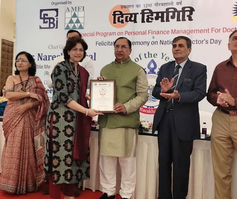 Doctor of the Year award to Dr Sumita Prabhakar