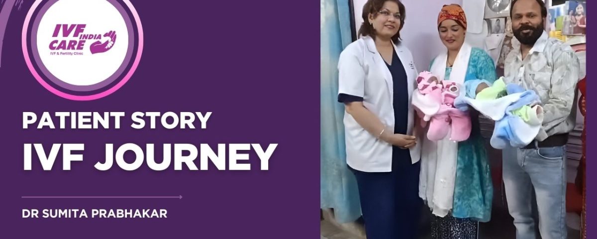 Dr. Sumita Prabhakar with a smiling patient celebrating a successful IVF journey